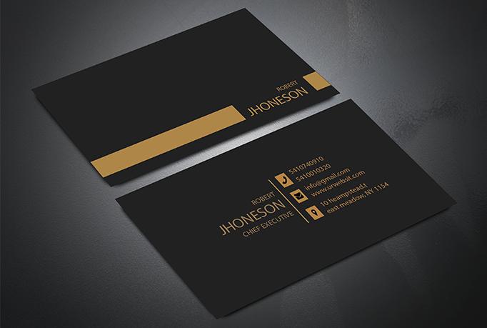 I will do luxury and professional business card desig...