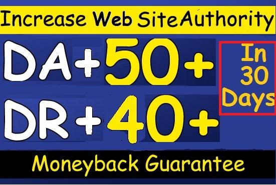 Increase Your Website Domain Authority DA50+ and Doma...