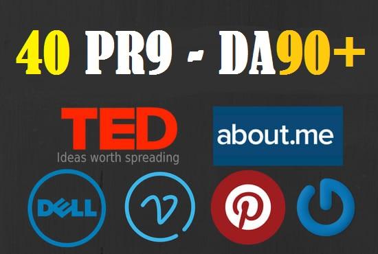 Create Manually 40 High Domain Profile Backlink For I...