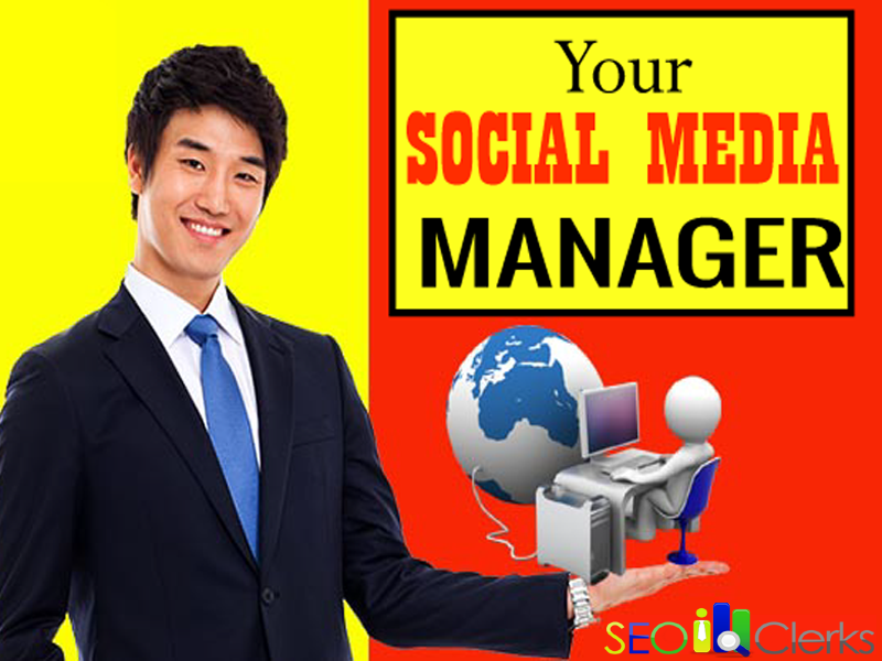 I will be your social media manager and content write...