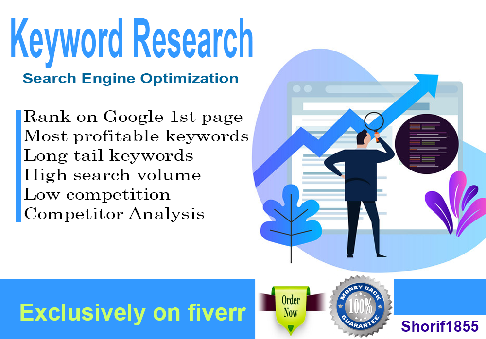I will find profitable keyword research and competito...