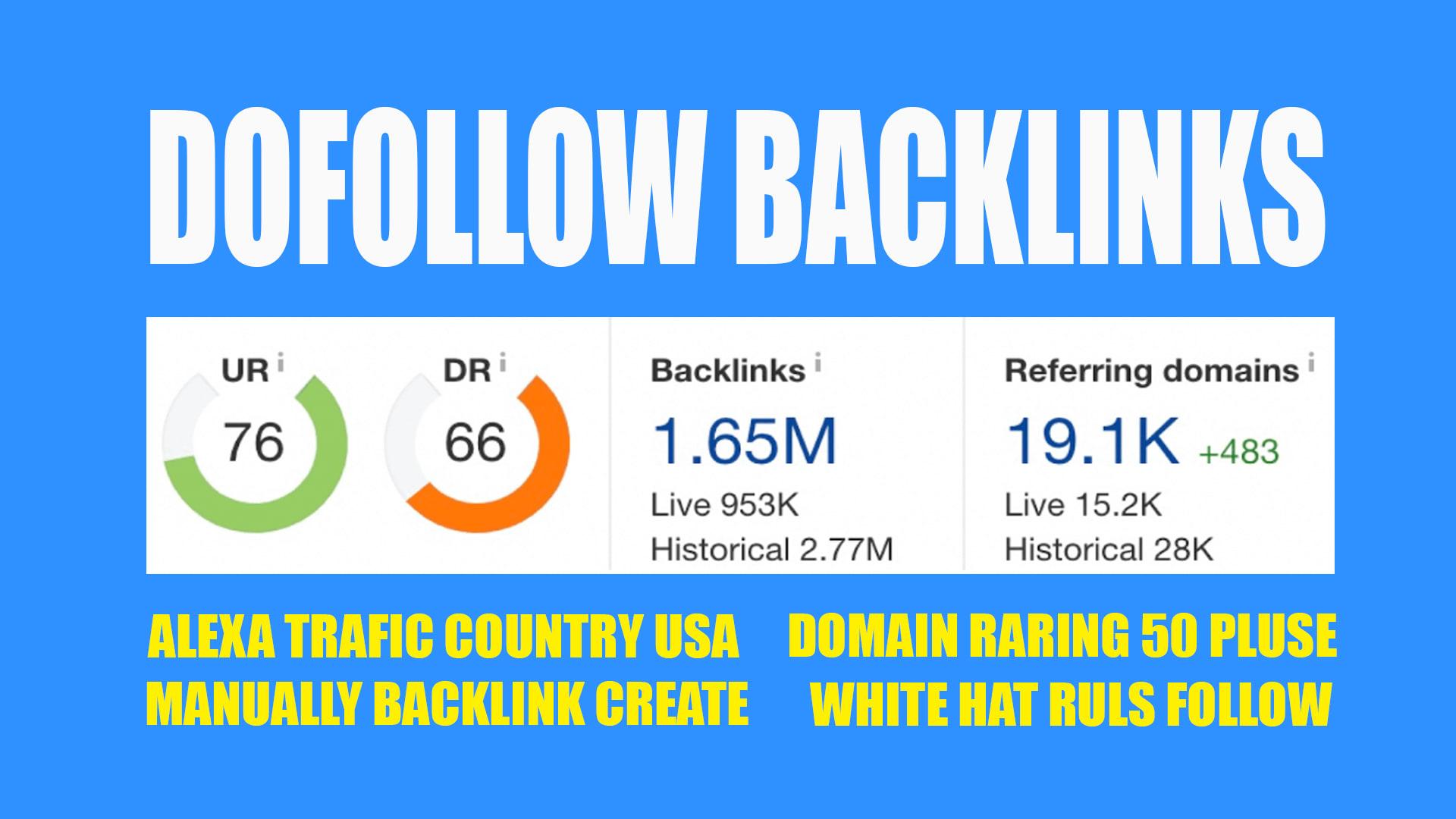 do 50 HIGH DR link building, dofollow backlinks for ...