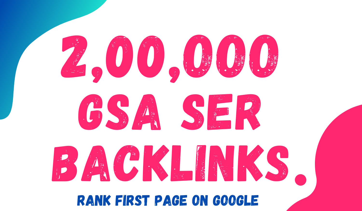 I will create 200K GSA SER Verified SEO backlinks for...