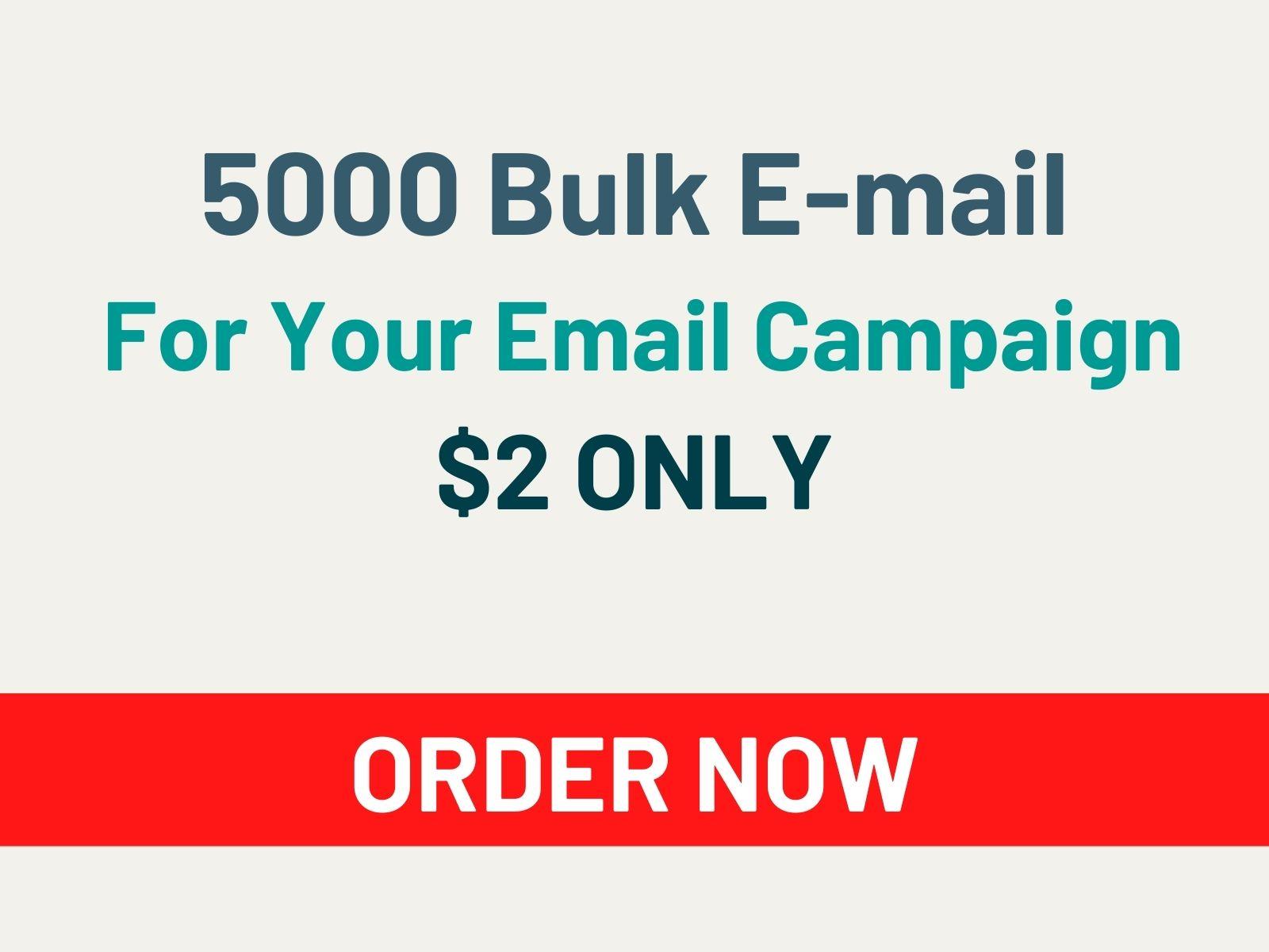 I Will Collect 5000 VERIFIED Bulk Email For You