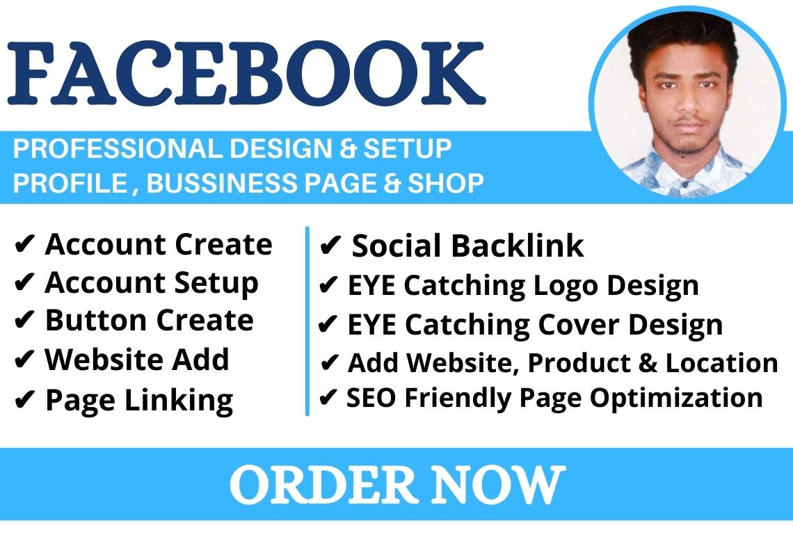 I Will Create and Setup Facebook Business Page within...