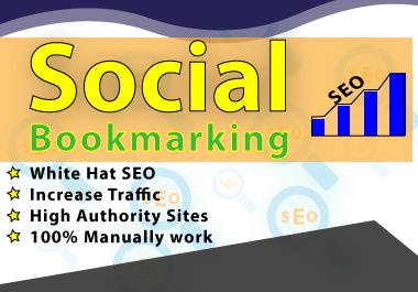 High Quality DoFollow 25 Social Bookmarking manual wo...