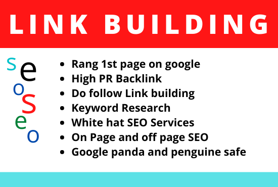 I will Provide Top 10 SEO Link building With White Ha...