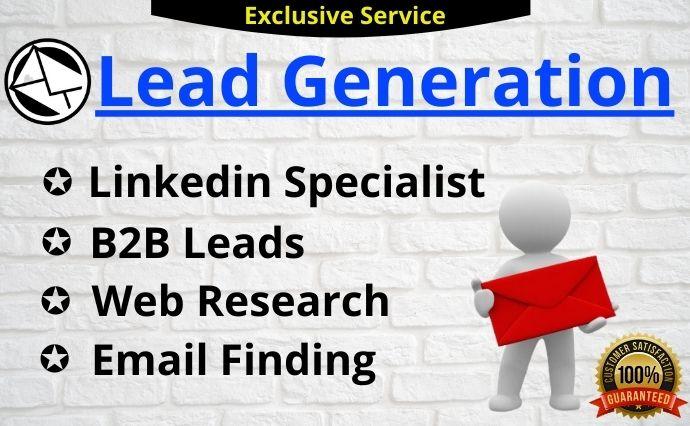 I Will do 100 targeted Linkedin lead generation for y...