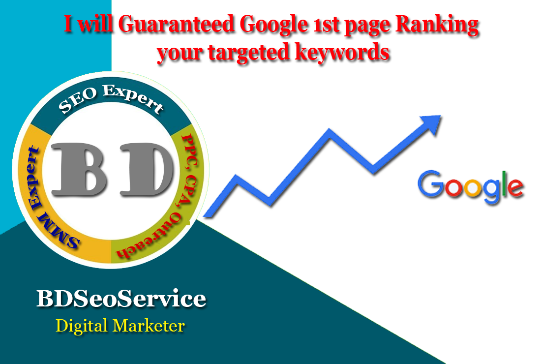 I will Guaranteed Google 1st page Ranking your target...