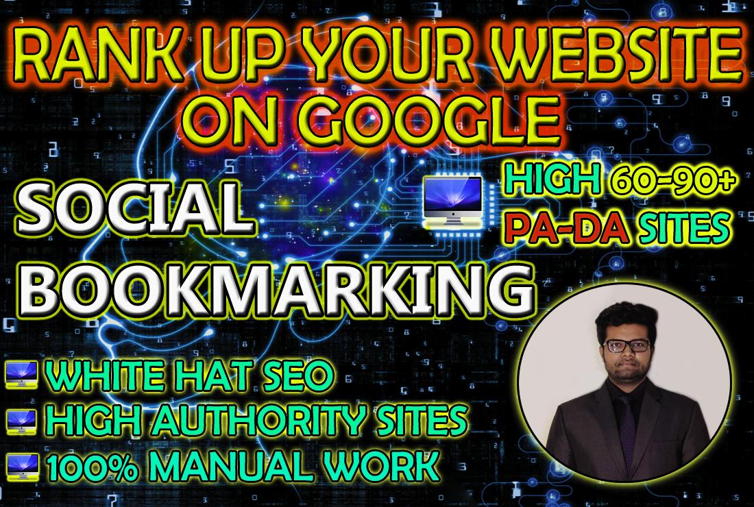 Social Bookmarking on High DA-PA sites