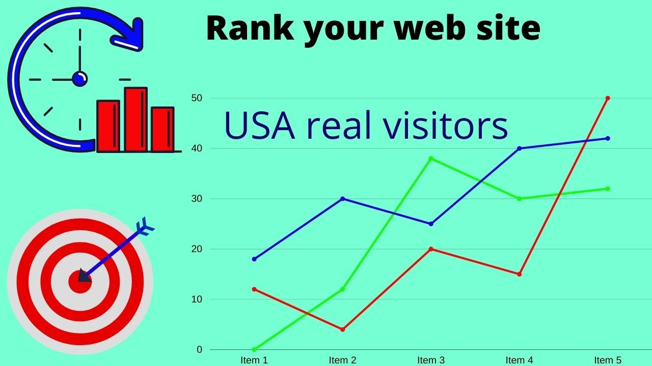 i will drive 7000 real USA organic web traffic for yo...