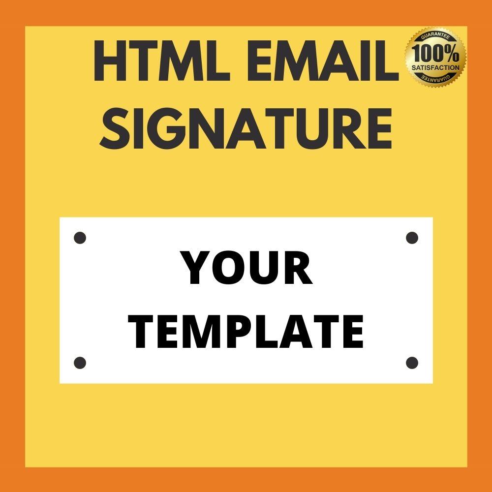 I will create a professional email signature within 2...