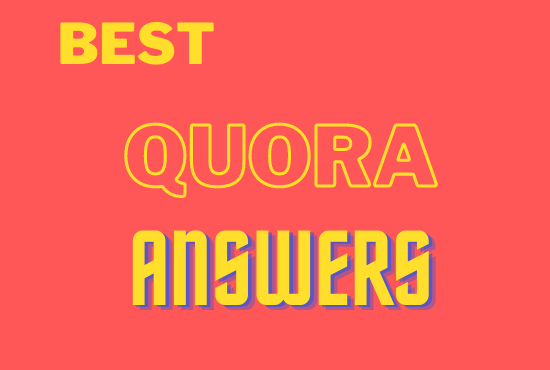 Provide Niche Relevant 5 Quora Answer for targeted 10...
