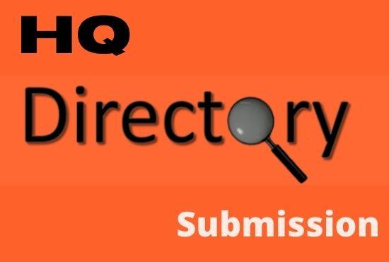 I will do manually 100 high quality directory submiss...