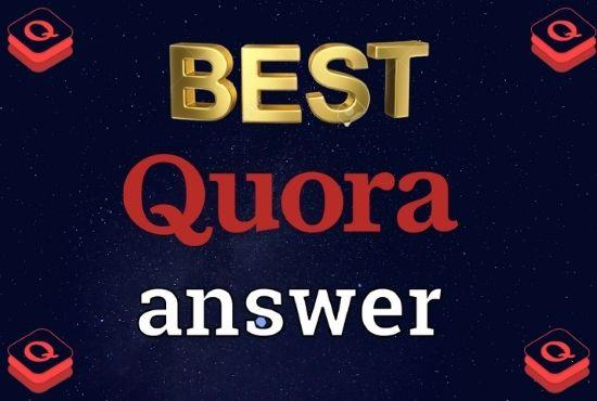 I will Promote your website 20 High quality Quora Ans...