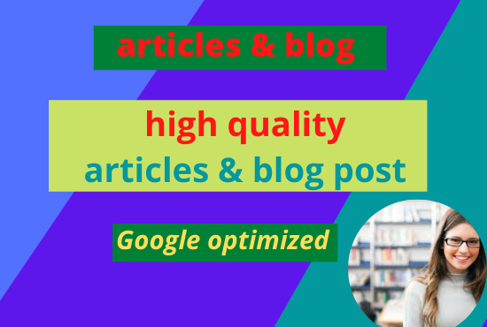 I will write 50 quality blog posts, SEO articles, a...