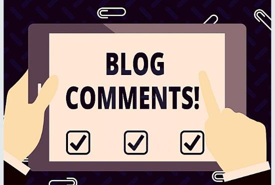 I Will Create 50 manual dofollow blog comment high DA...
