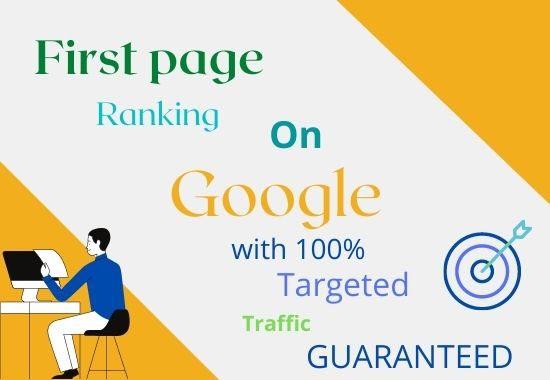 Make ranking your website on google first page with o...