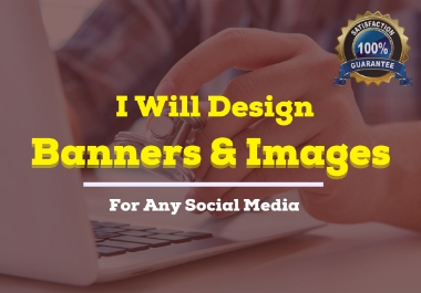 Design awesome social media cover or website banner, ...
