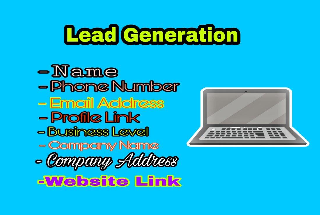 I can collect yellow page lead and Linkedin lead gena...
