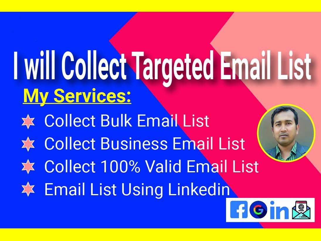 I will do targeted lead collect, email address findi...