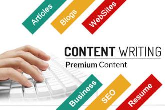 I will write 1000 words of Unique and SEO friendly co...