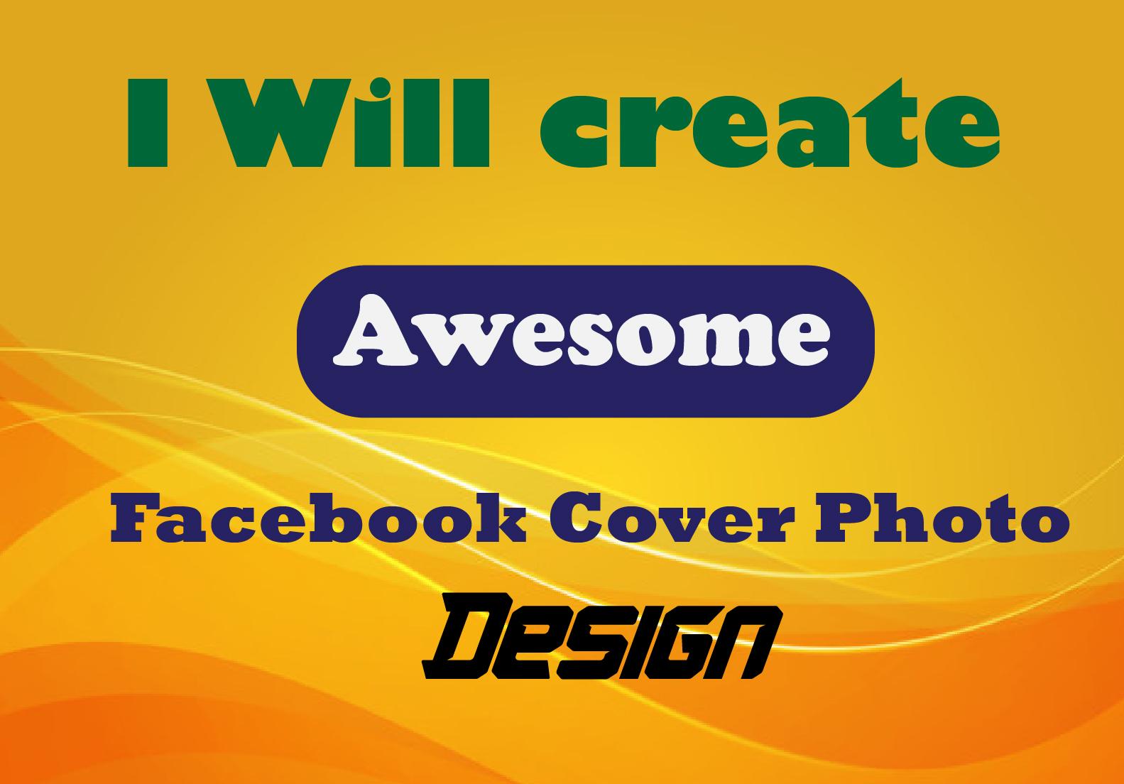 I will design amazing professional Facebook Cover pho...