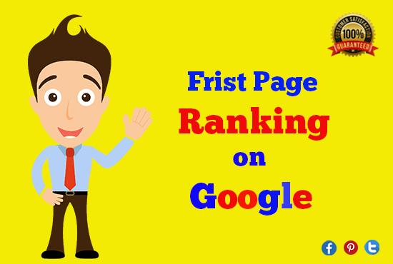 provide guaranteed google First-page ranking with bes...