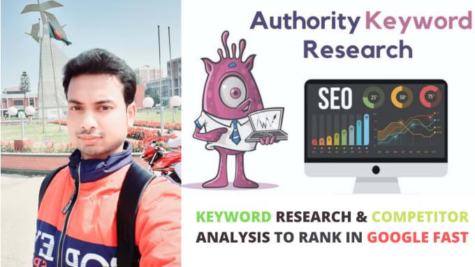 I will do indepth SEO keyword research and competitor...