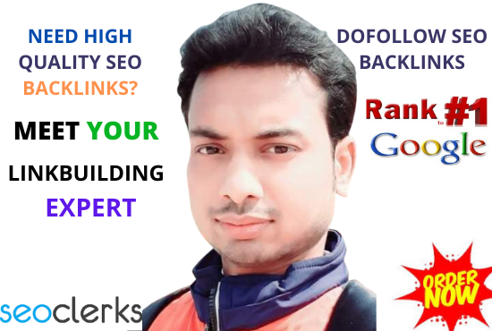 I will build high quality dofollow SEO backlinks for ...