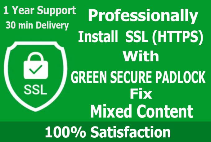 I will configure http to https install ssl certificat...