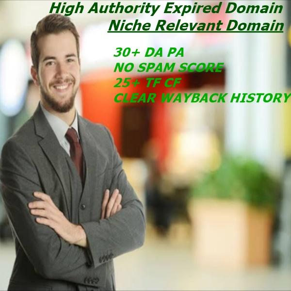 I will Provide 5 Niche relevant expired domain