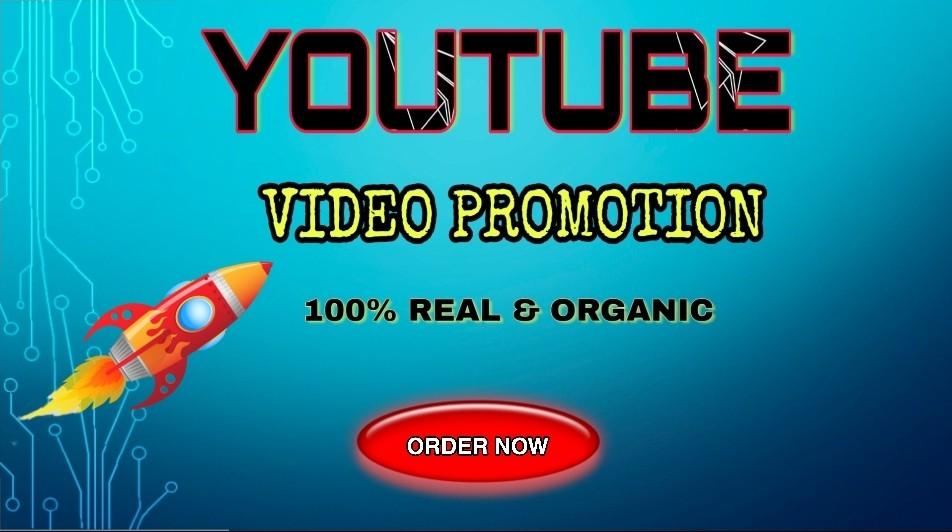 Best YT Video promotion for you fast delivery only fo...