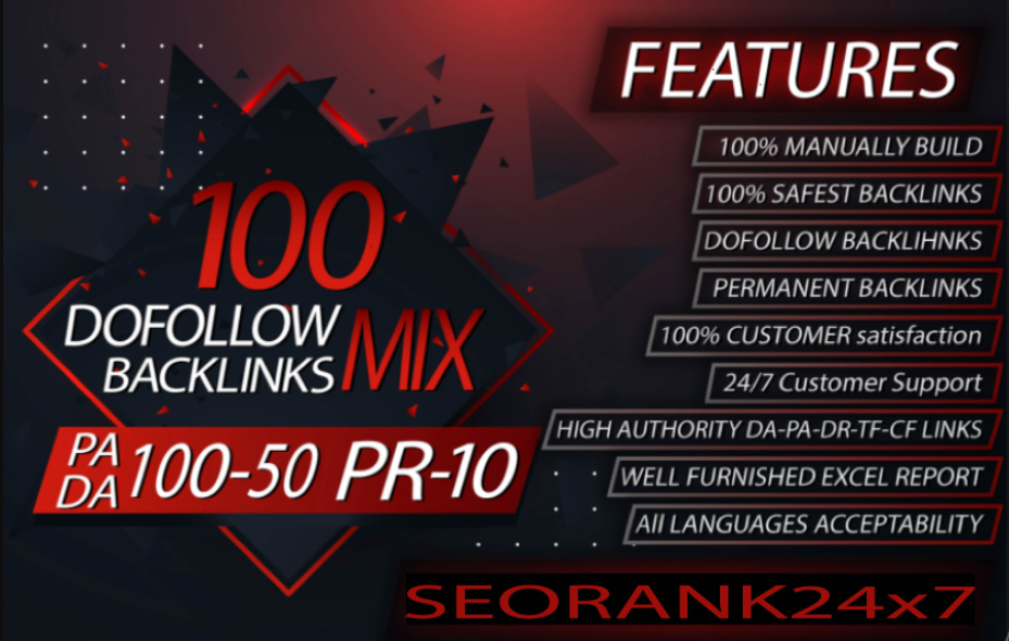 100 Best Quality High Authority SEO Backlinks Top Ran...