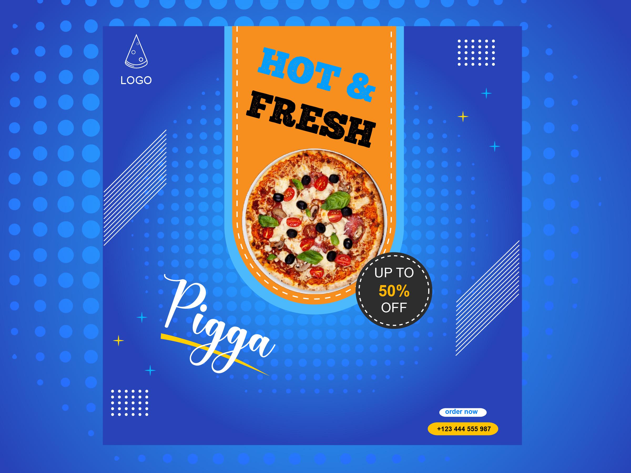 I will do professional social media post designsin fo...