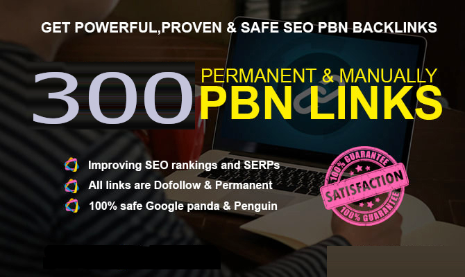 Get Powerfull 300 parmanent Backlink and PBN with Hig...