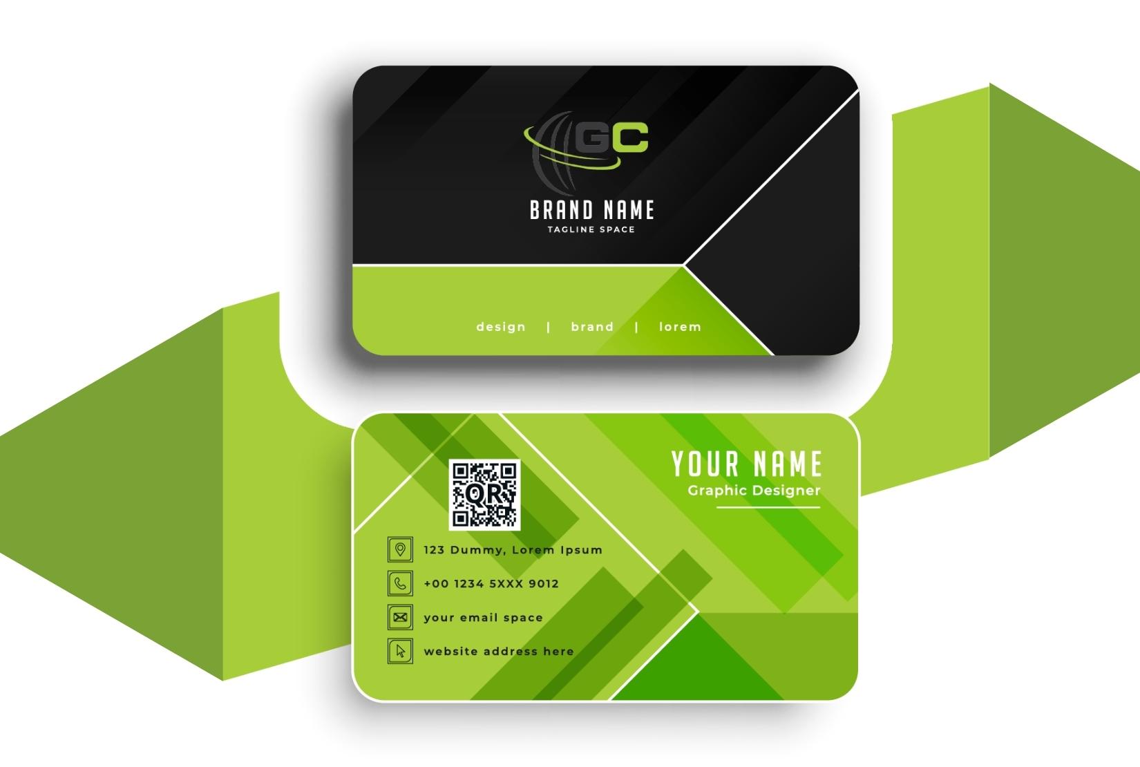 design business card in only with
