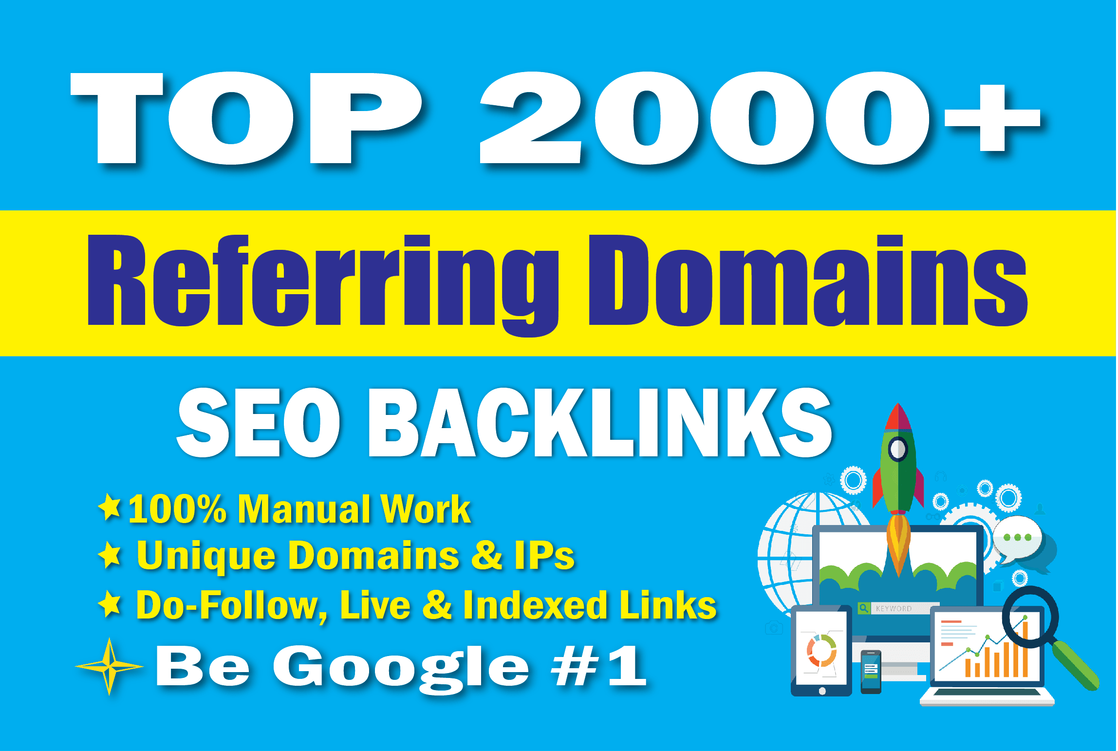 build referring domain SEO backlinks for google top r...