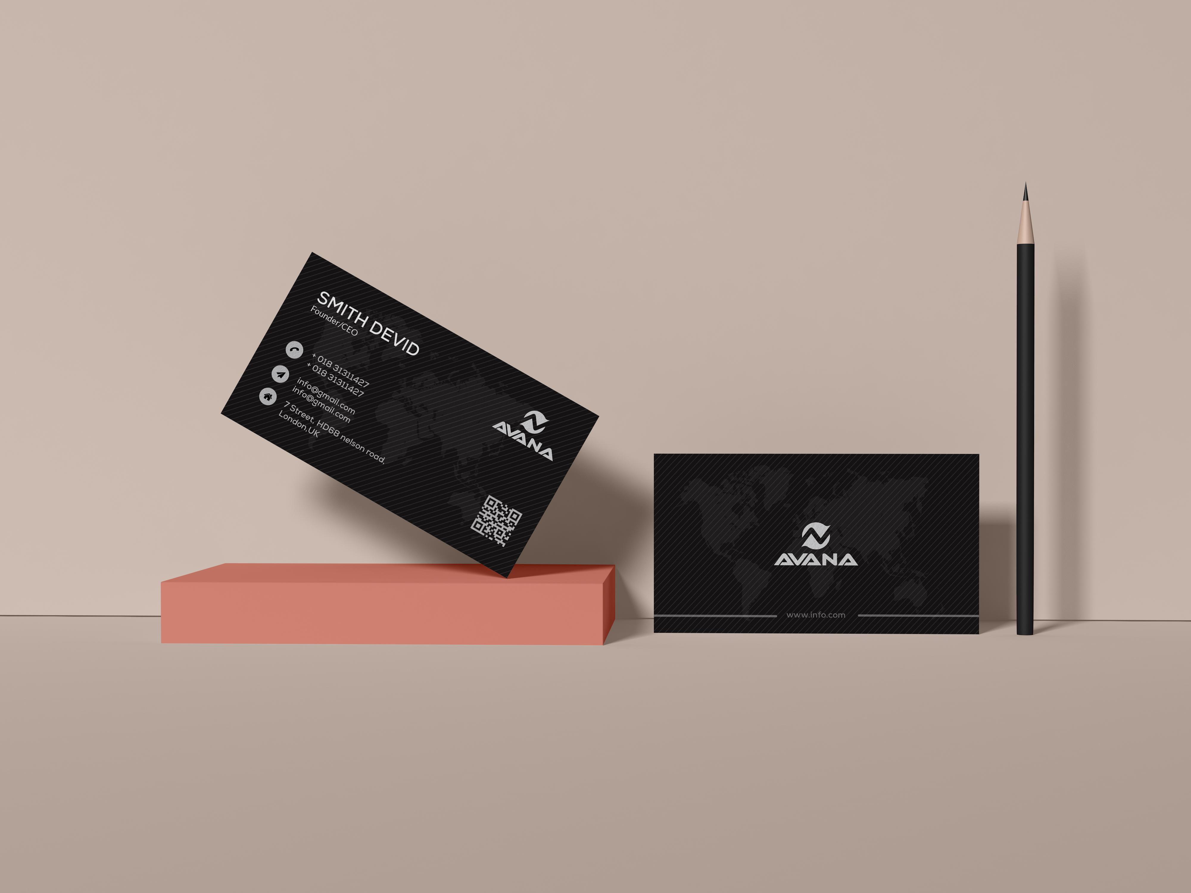 I will Design vista and moo print ready business card