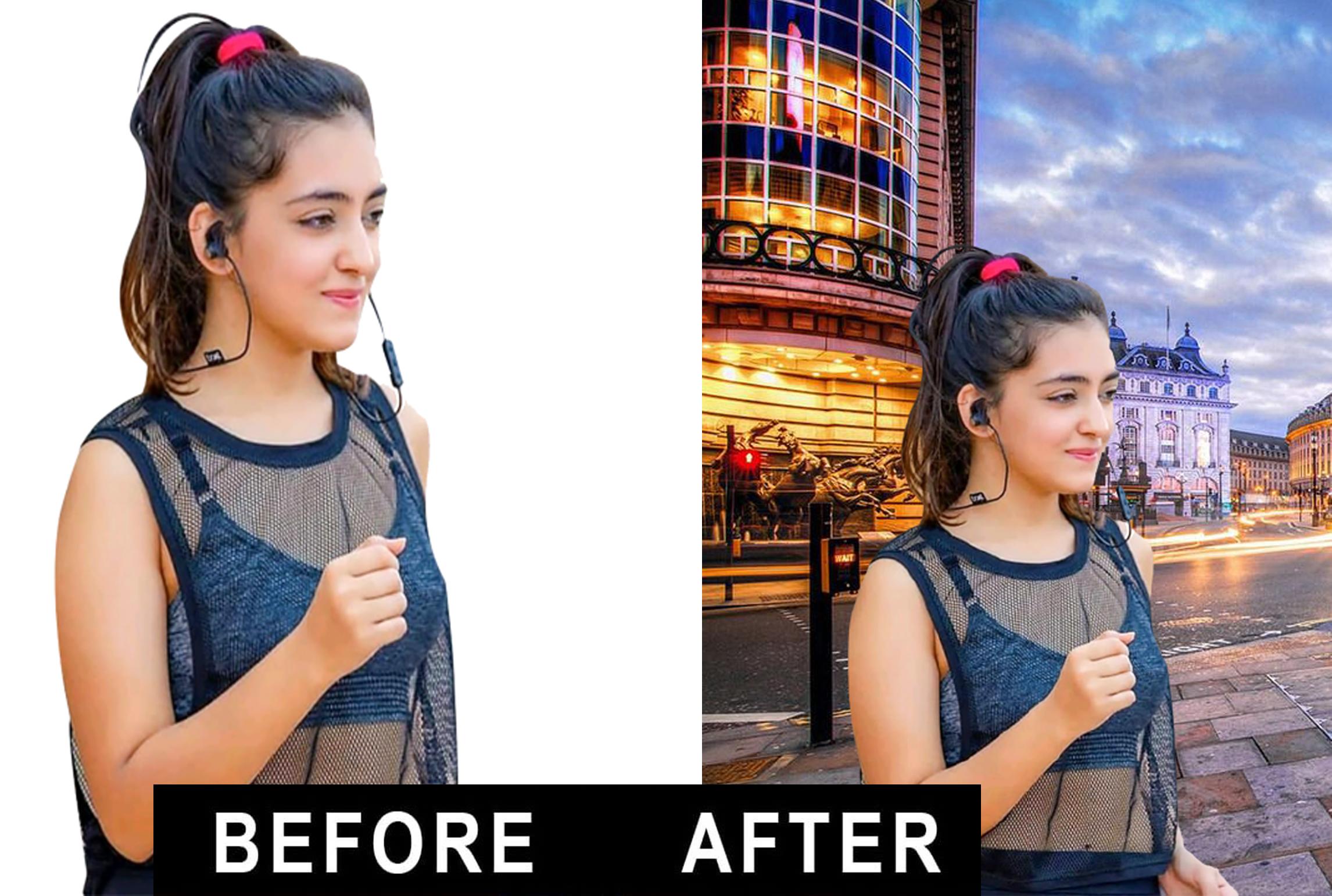 I will completely remove or change the background of ...