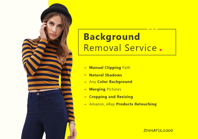 Background Remove Service and eye catch mockup of you...