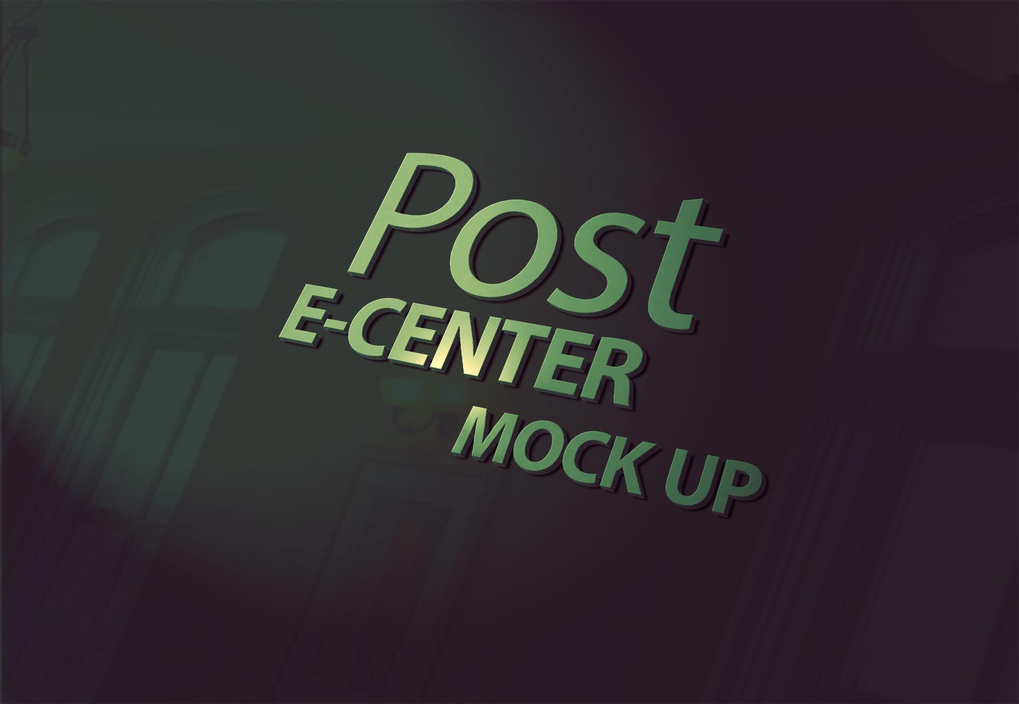 I Will do 3D Mock up of your Logo, Text on 5 Differe...