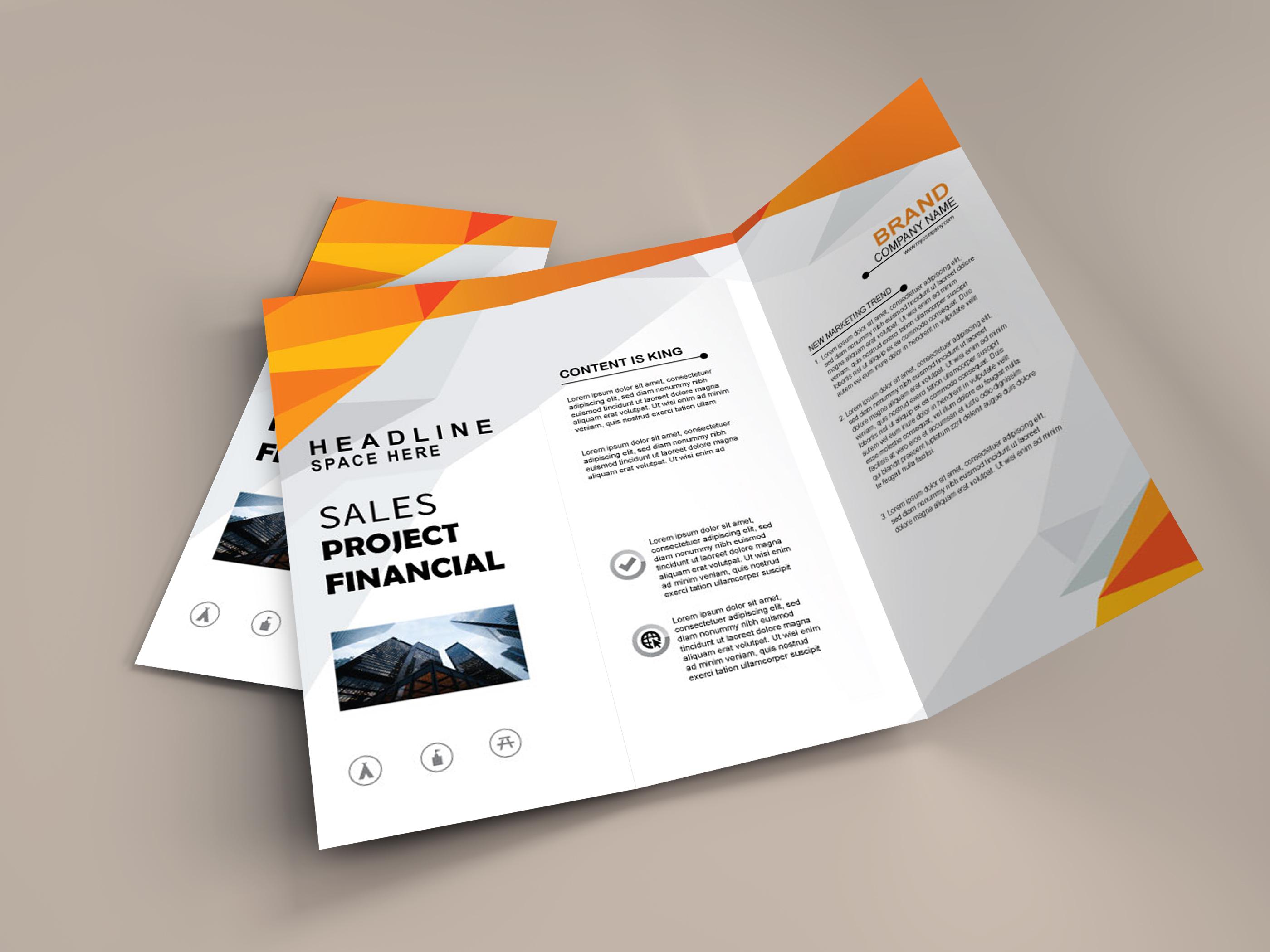 I will design exclusive and smart brochure for you wi...