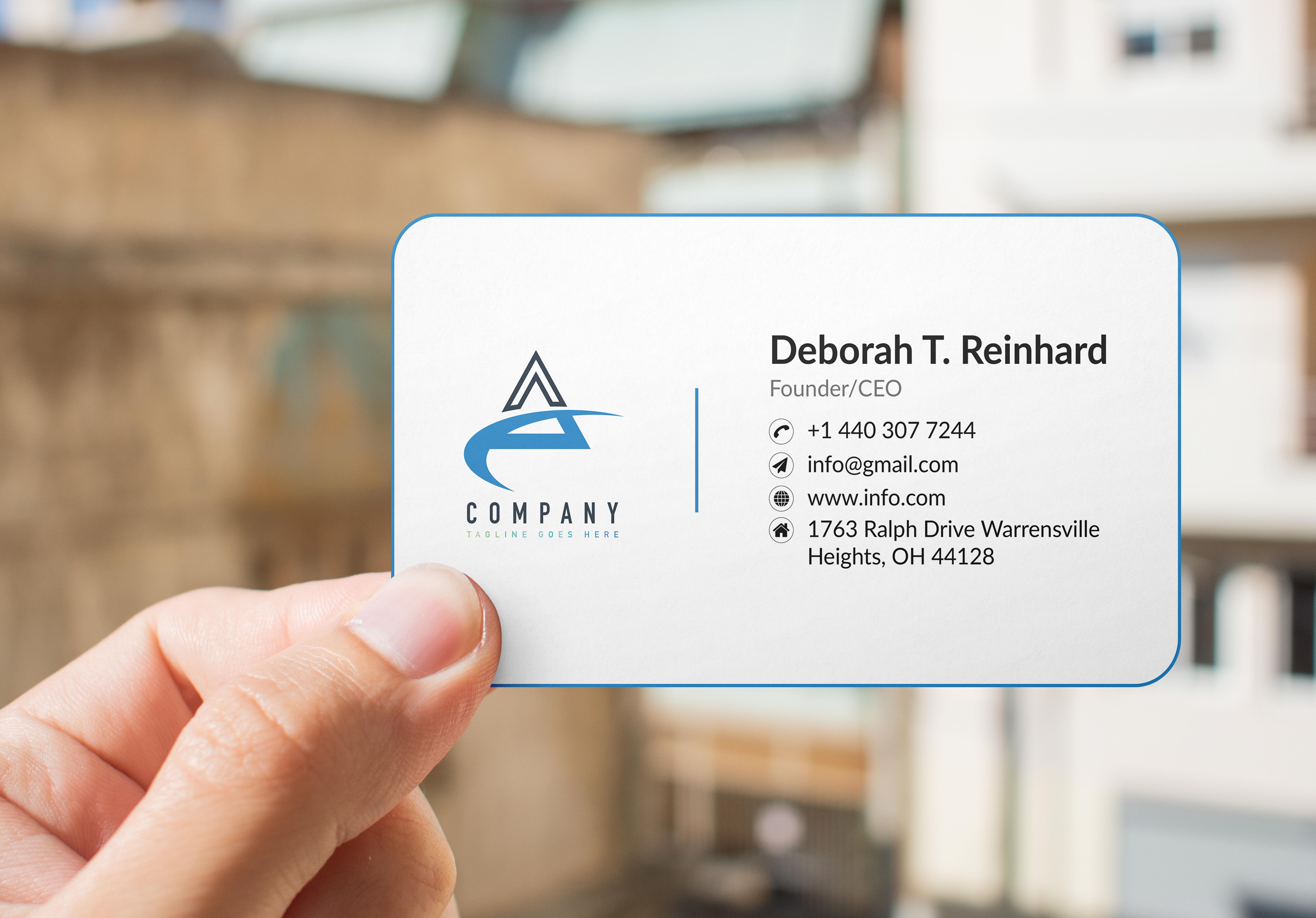 I will design Luxury Business Card design for you any...