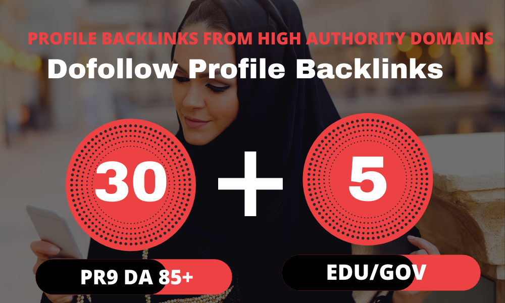 I will Create 30 Pr9 + 5 Edu/Gov Dofollow DA 90+ Prof...