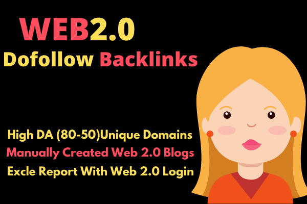 Rank on Google 1st page with High DA Web2.0 Backlinks