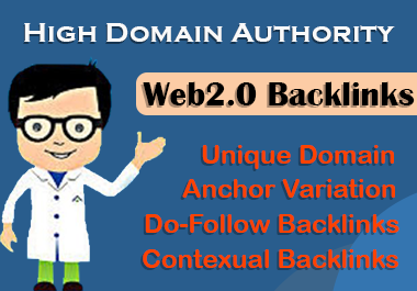 Get 20 High Domain Authority Permanent Web2.0 Backlin...