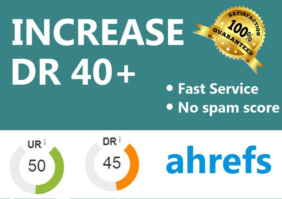I will increase Domain Rating DR 40+