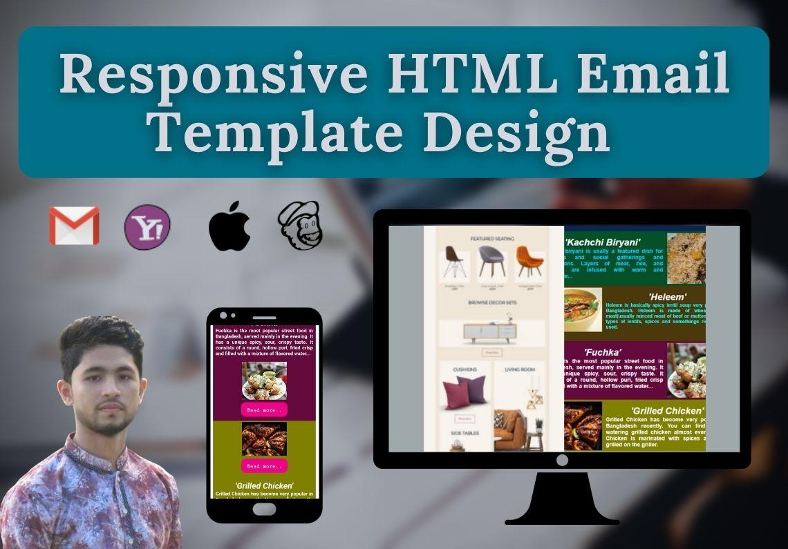 I will make responsive and professional HTML Email te...