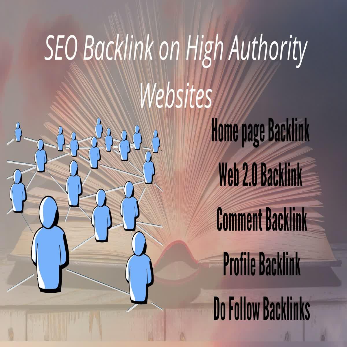 I will do SEO Backlink on High Authority Websites